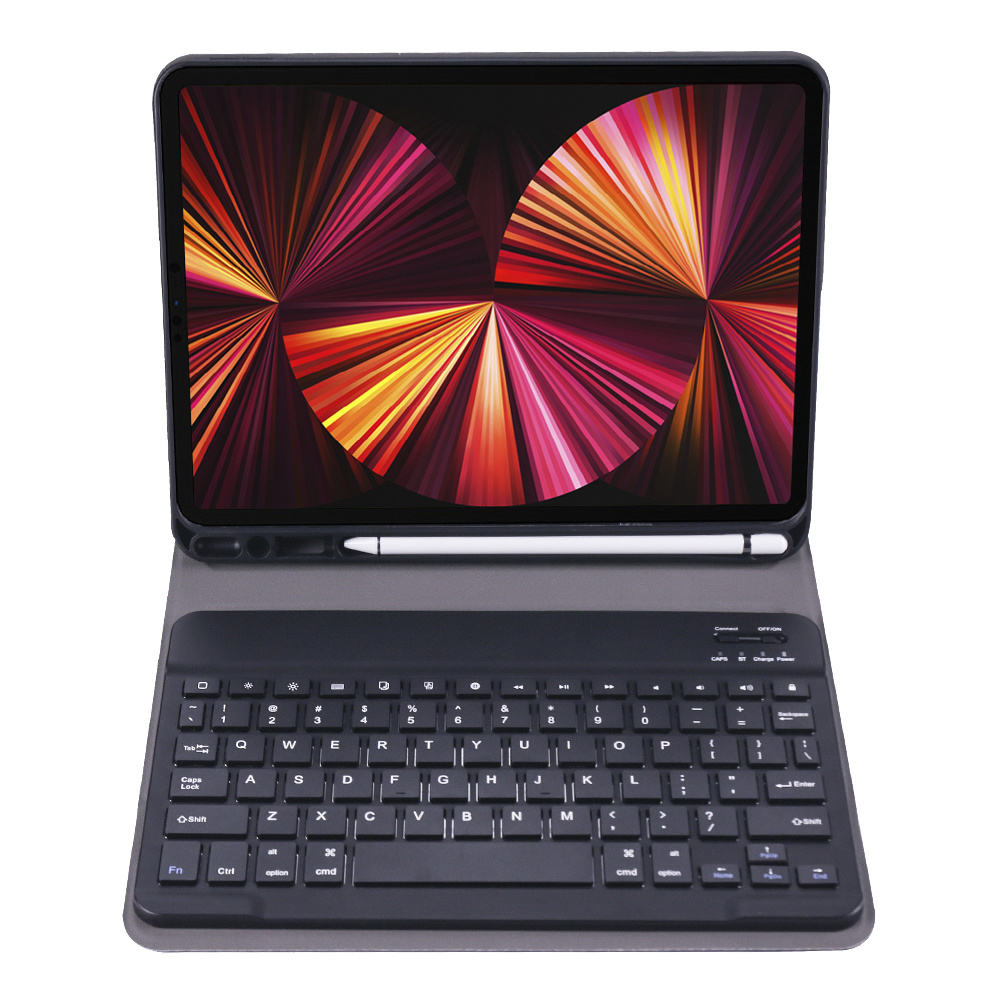 BASEY. iPad Pro 11 inch 2020 Toetsenbord Hoes Book Case - iPad Pro 11 inch 2020 Keyboard Case Hoes - iPad Pro 11 inch 2020 Toetsenbord Hoesje iPad Pro 11 inch 2020 Keyboard Cover - Zwart