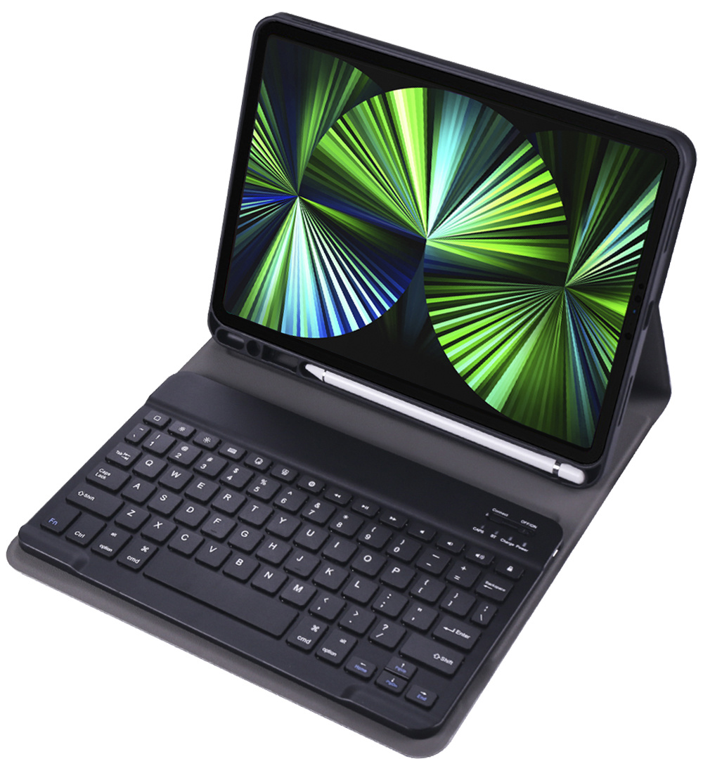 NoXx iPad Pro 11 inch 2020 Toetsenbord Hoes iPad Pro 11 inch 2020 Keyboard Case Book Cover - Zwart