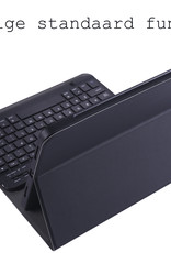 BASEY. iPad Pro 11 inch 2021 Toetsenbord Hoes Book Case - iPad Pro 11 inch 2021 Keyboard Case Hoes - iPad Pro 11 inch 2021 Toetsenbord Hoesje iPad Pro 11 inch 2021 Keyboard Cover - Zwart