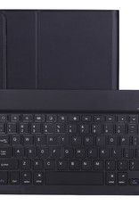BASEY. Hoesje Geschikt voor iPad Pro 2021 (11 inch) Toetsenbord Hoes Book Case - Hoes Geschikt voor iPad Pro 11 inch (2021) Toetsenbord Hoesje Keyboard Cover - Zwart
