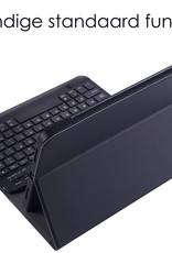 NoXx iPad Pro 11 inch 2021 Toetsenbord Hoes iPad Pro 11 inch 2021 Keyboard Case Book Cover - Zwart