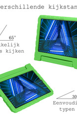 BASEY. Hoesje Geschikt voor Lenovo Tab M10 FHD Plus 2nd Gen Hoesje Kinder Hoes Shockproof Kinderhoes - Kindvriendelijk Hoesje Geschikt voor Lenovo Tab M10 FHD Plus (2e Gen) Hoes Kids Case - Groen