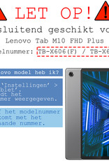 BASEY. Hoesje Geschikt voor Lenovo Tab M10 FHD Plus 2nd Gen Hoesje Kinder Hoes Shockproof Kinderhoes - Kindvriendelijk Hoesje Geschikt voor Lenovo Tab M10 FHD Plus (2e Gen) Hoes Kids Case - Blauw