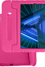 BASEY. Hoesje Geschikt voor Lenovo Tab M10 FHD Plus 2nd Gen Hoesje Kinder Hoes Shockproof Kinderhoes - Kindvriendelijk Hoesje Geschikt voor Lenovo Tab M10 FHD Plus (2e Gen) Hoes Kids Case - Roze