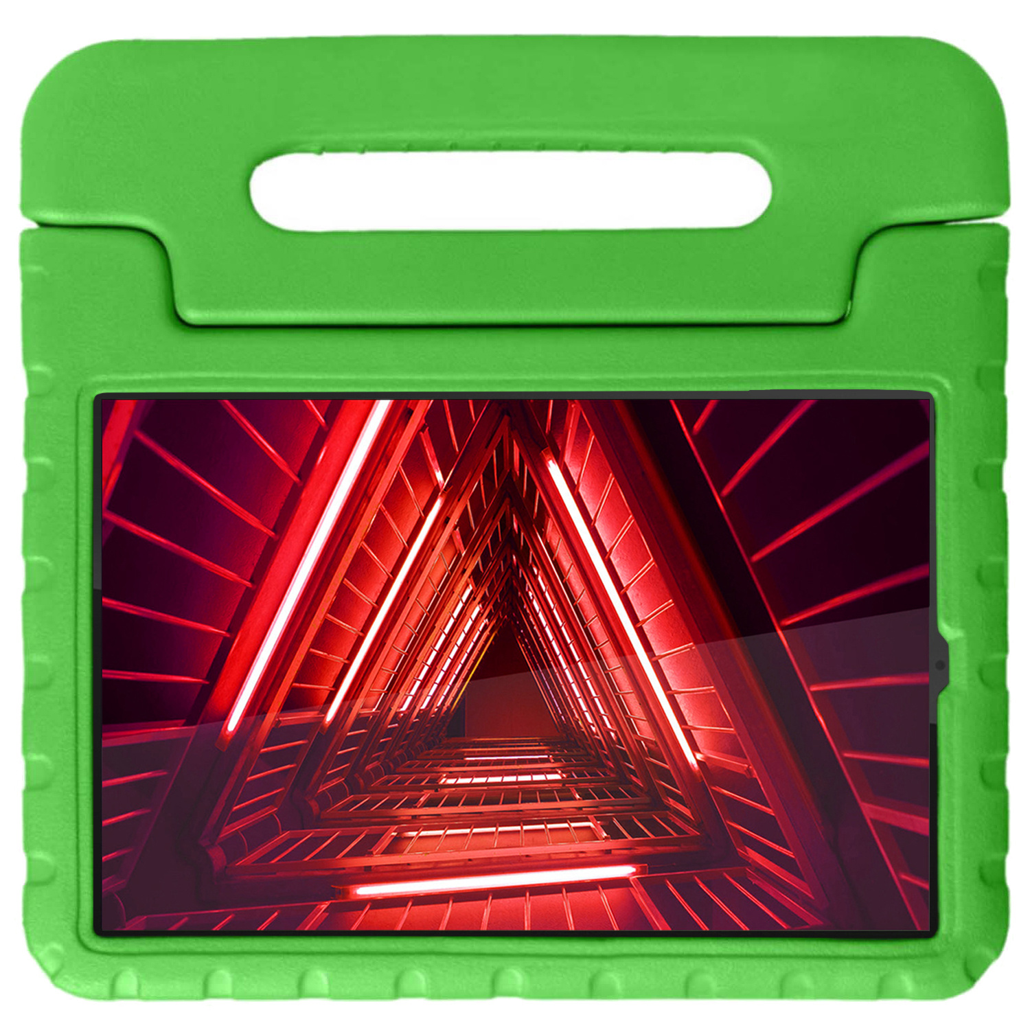 NoXx Hoesje Geschikt voor Lenovo Tab M10 FHD Plus 2nd Gen Hoesje Kinderhoes Shockproof Hoes Kids Case - Groen