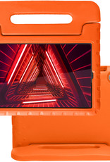NoXx Hoesje Geschikt voor Lenovo Tab M10 FHD Plus 2nd Gen Hoesje Kinderhoes Shockproof Hoes Kids Case - Oranje
