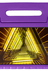 Nomfy Hoes Geschikt voor Lenovo Tab M10 FHD Plus 2nd Gen Hoes Bumper Kindvriendelijk Kids Case Kinderhoes - Hoesje Geschikt voor Lenovo Tab M10 FHD Plus (2e Gen) Hoesje Shockproof Cover Hoes - Paars