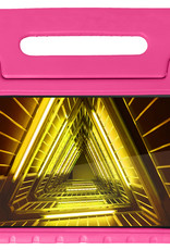 Nomfy Hoes Geschikt voor Lenovo Tab M10 FHD Plus 2nd Gen Hoes Bumper Kindvriendelijk Kids Case Kinderhoes - Hoesje Geschikt voor Lenovo Tab M10 FHD Plus (2e Gen) Hoesje Shockproof Cover Hoes - Roze