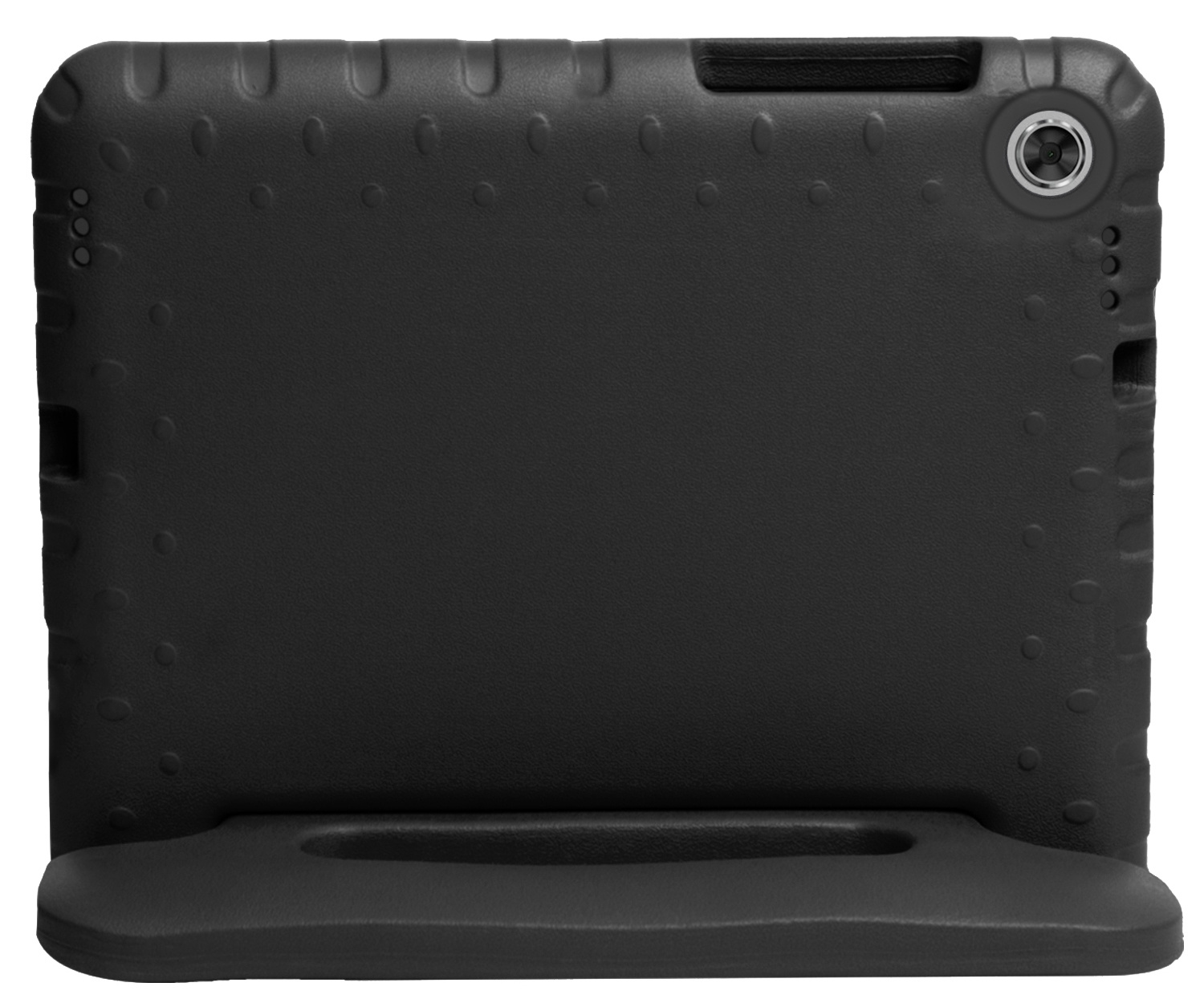 Nomfy Hoes Geschikt voor Lenovo Tab M10 FHD Plus 2nd Gen Hoes Bumper Kindvriendelijk Kids Case Kinderhoes - Hoesje Geschikt voor Lenovo Tab M10 FHD Plus (2e Gen) Hoesje Shockproof Cover Hoes - Zwart