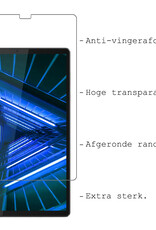 BASEY. Hoesje Geschikt voor Lenovo Tab M10 FHD Plus 2nd Gen Hoesje Kinder Hoes Shockproof Kinderhoes Met Screenprotector - Kindvriendelijk Hoesje Geschikt voor Lenovo Tab M10 FHD Plus (2e Gen) Hoes Kids Case - Oranje