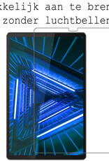 BASEY. Hoesje Geschikt voor Lenovo Tab M10 FHD Plus 2nd Gen Hoesje Kinder Hoes Shockproof Kinderhoes Met 2x Screenprotector - Kindvriendelijk Hoesje Geschikt voor Lenovo Tab M10 FHD Plus (2e Gen) Hoes Kids Case - Oranje