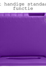 BASEY. Hoesje Geschikt voor Lenovo Tab M10 FHD Plus 2nd Gen Hoesje Kinder Hoes Shockproof Kinderhoes Met 2x Screenprotector - Kindvriendelijk Hoesje Geschikt voor Lenovo Tab M10 FHD Plus (2e Gen) Hoes Kids Case - Paars