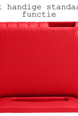 BASEY. Hoesje Geschikt voor Lenovo Tab M10 FHD Plus 2nd Gen Hoesje Kinder Hoes Shockproof Kinderhoes Met 2x Screenprotector - Kindvriendelijk Hoesje Geschikt voor Lenovo Tab M10 FHD Plus (2e Gen) Hoes Kids Case - Rood