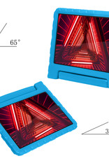 NoXx Hoesje Geschikt voor Lenovo Tab M10 FHD Plus 2nd Gen Hoesje Kinderhoes Shockproof Hoes Kids Case Met Screenprotector - Blauw