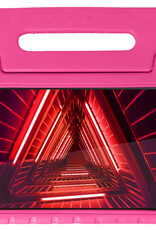 NoXx Hoesje Geschikt voor Lenovo Tab M10 FHD Plus 2nd Gen Hoesje Kinderhoes Shockproof Hoes Kids Case Met Screenprotector - Roze