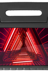 NoXx Hoesje Geschikt voor Lenovo Tab M10 FHD Plus 2nd Gen Hoesje Kinderhoes Shockproof Hoes Kids Case Met Screenprotector - Zwart