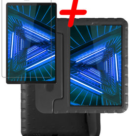 BASEY. BASEY. Lenovo Tab M10 FHD Plus Kinderhoes Met Screenprotector - Zwart