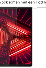 NoXx Hoesje Geschikt voor Lenovo Tab M10 FHD Plus 2nd Gen Hoesje Kinderhoes Shockproof Hoes Kids Case Met 2x Screenprotector - Zwart