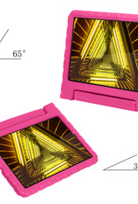 Nomfy Hoes Geschikt voor Lenovo Tab M10 FHD Plus 2nd Gen Hoes Bumper Kindvriendelijk Kids Case Kinderhoes Met Screenprotector - Hoesje Geschikt voor Lenovo Tab M10 FHD Plus (2e Gen) Hoesje Shockproof Cover Hoes - Roze