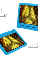 Nomfy Hoes Geschikt voor Lenovo Tab M10 FHD Plus 2nd Gen Hoes Bumper Kindvriendelijk Kids Case Kinderhoes Met 2x Screenprotector - Hoesje Geschikt voor Lenovo Tab M10 FHD Plus (2e Gen) Hoesje Shockproof Cover Hoes - Blauw