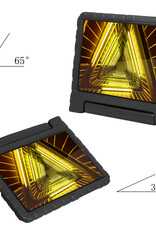 Nomfy Hoes Geschikt voor Lenovo Tab M10 FHD Plus 2nd Gen Hoes Bumper Kindvriendelijk Kids Case Kinderhoes Met 2x Screenprotector - Hoesje Geschikt voor Lenovo Tab M10 FHD Plus (2e Gen) Hoesje Shockproof Cover Hoes - Zwart