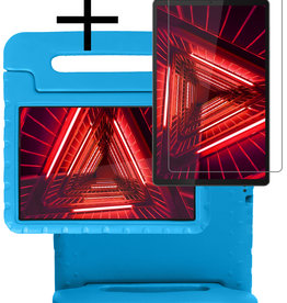 NoXx NoXx Lenovo Tab M10 FHD Plus Kinderhoes Met Screenprotector - Blauw
