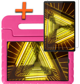 Nomfy Nomfy Lenovo Tab M10 FHD Plus Kinderhoes Met Screenprotector - Roze
