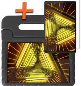 Nomfy Nomfy Lenovo Tab M10 FHD Plus Kinderhoes Met Screenprotector - Zwart