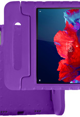 BASEY. Hoesje Geschikt voor Lenovo Tab P11 Hoesje Kinder Hoes Shockproof Kinderhoes - Kindvriendelijk Hoesje Geschikt voor Lenovo Tab P11 Hoes Kids Case - Paars