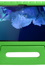 Nomfy Hoes Geschikt voor Lenovo Tab P11 Hoes Bumper Kindvriendelijk Kids Case Kinderhoes - Hoesje Geschikt voor Lenovo Tab P11 Hoesje Shockproof Cover Hoes - Groen