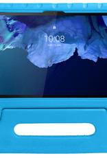 Nomfy Hoes Geschikt voor Lenovo Tab P11 Hoes Bumper Kindvriendelijk Kids Case Kinderhoes - Hoesje Geschikt voor Lenovo Tab P11 Hoesje Shockproof Cover Hoes - Blauw