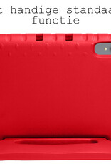 BASEY. Hoesje Geschikt voor Lenovo Tab P11 Hoesje Kinder Hoes Shockproof Kinderhoes Met Screenprotector - Kindvriendelijk Hoesje Geschikt voor Lenovo Tab P11 Hoes Kids Case - Rood