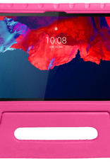 BASEY. Hoesje Geschikt voor Lenovo Tab P11 Hoesje Kinder Hoes Shockproof Kinderhoes Met Screenprotector - Kindvriendelijk Hoesje Geschikt voor Lenovo Tab P11 Hoes Kids Case - Roze