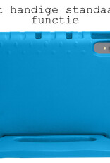 BASEY. Hoesje Geschikt voor Lenovo Tab P11 Hoesje Kinder Hoes Shockproof Kinderhoes Met 2x Screenprotector - Kindvriendelijk Hoesje Geschikt voor Lenovo Tab P11 Hoes Kids Case - Blauw