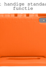 BASEY. Hoesje Geschikt voor Lenovo Tab P11 Hoesje Kinder Hoes Shockproof Kinderhoes Met 2x Screenprotector - Kindvriendelijk Hoesje Geschikt voor Lenovo Tab P11 Hoes Kids Case - Oranje