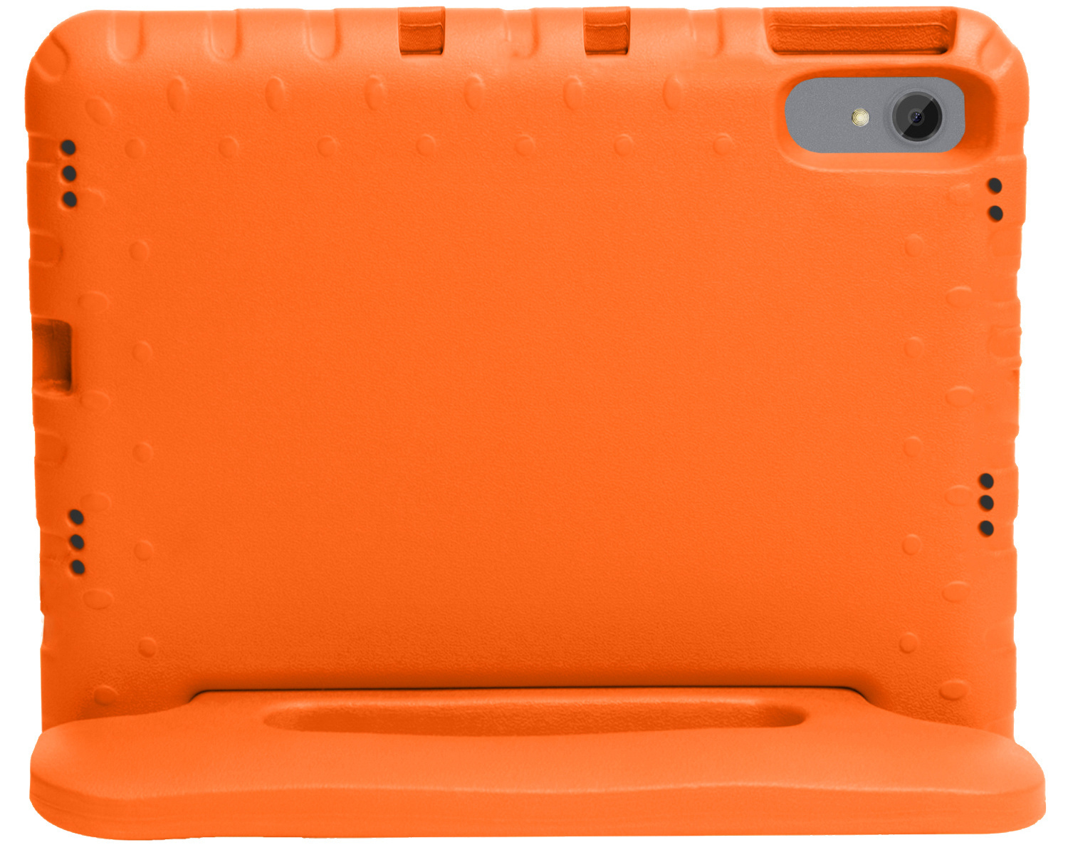 Nomfy Hoes Geschikt voor Lenovo Tab P11 Hoes Bumper Kindvriendelijk Kids Case Kinderhoes Met Screenprotector - Hoesje Geschikt voor Lenovo Tab P11 Hoesje Shockproof Cover Hoes - Oranje