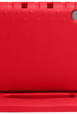 Nomfy Hoes Geschikt voor Lenovo Tab P11 Hoes Bumper Kindvriendelijk Kids Case Kinderhoes Met Screenprotector - Hoesje Geschikt voor Lenovo Tab P11 Hoesje Shockproof Cover Hoes - Rood