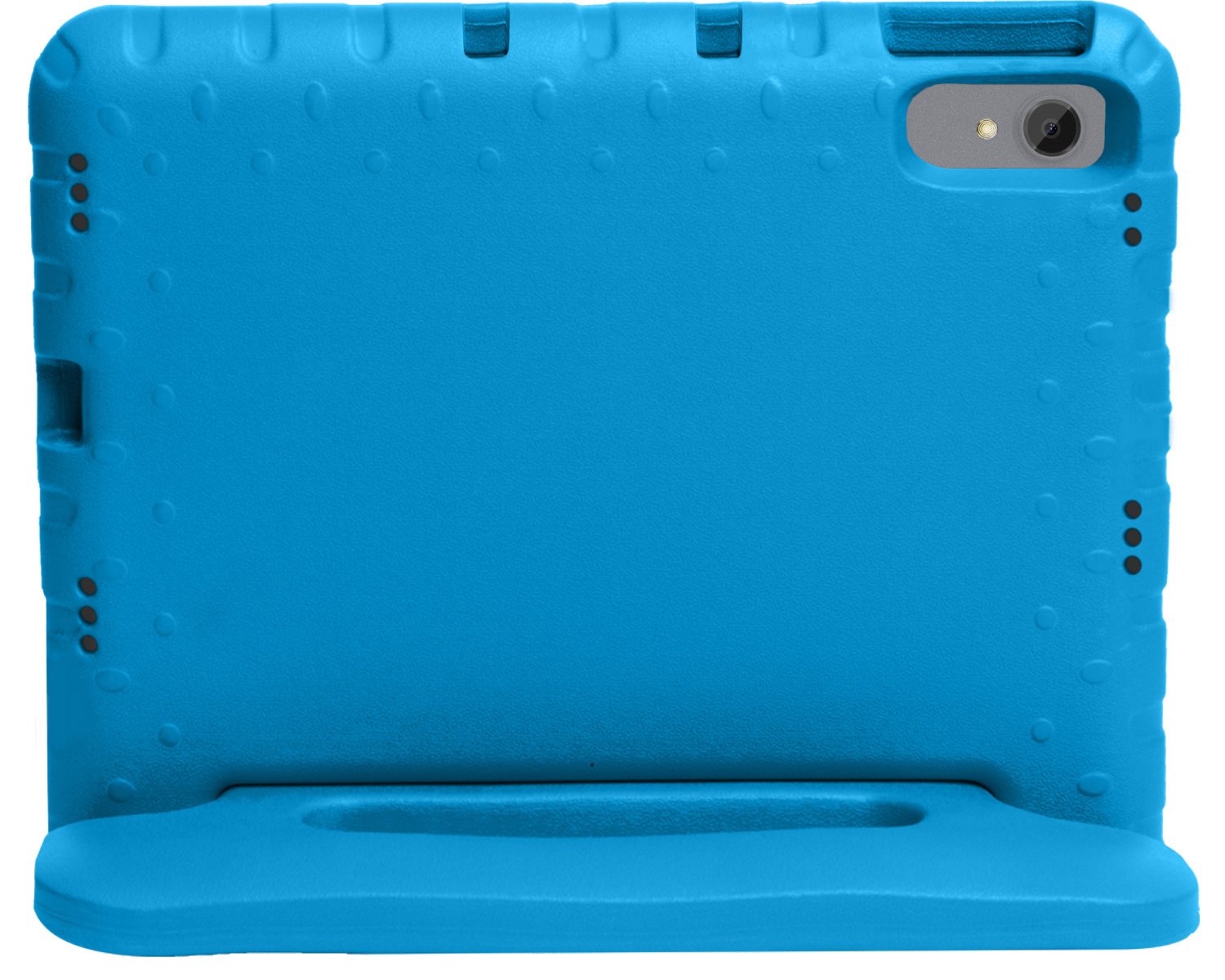 Nomfy Hoes Geschikt voor Lenovo Tab P11 Hoes Bumper Kindvriendelijk Kids Case Kinderhoes Met 2x Screenprotector - Hoesje Geschikt voor Lenovo Tab P11 Hoesje Shockproof Cover Hoes - Blauw
