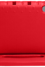 Nomfy Hoes Geschikt voor Lenovo Tab P11 Hoes Bumper Kindvriendelijk Kids Case Kinderhoes Met 2x Screenprotector - Hoesje Geschikt voor Lenovo Tab P11 Hoesje Shockproof Cover Hoes - Rood