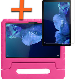 Nomfy Nomfy Lenovo Tab P11 Kinderhoes Met Screenprotector - Roze