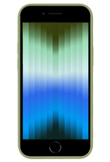 BASEY. Hoes Geschikt voor iPhone SE 2022 Hoesje Siliconen Back Cover Case - Hoesje Geschikt voor iPhone SE (2022) Hoes Cover Hoesje - Groen