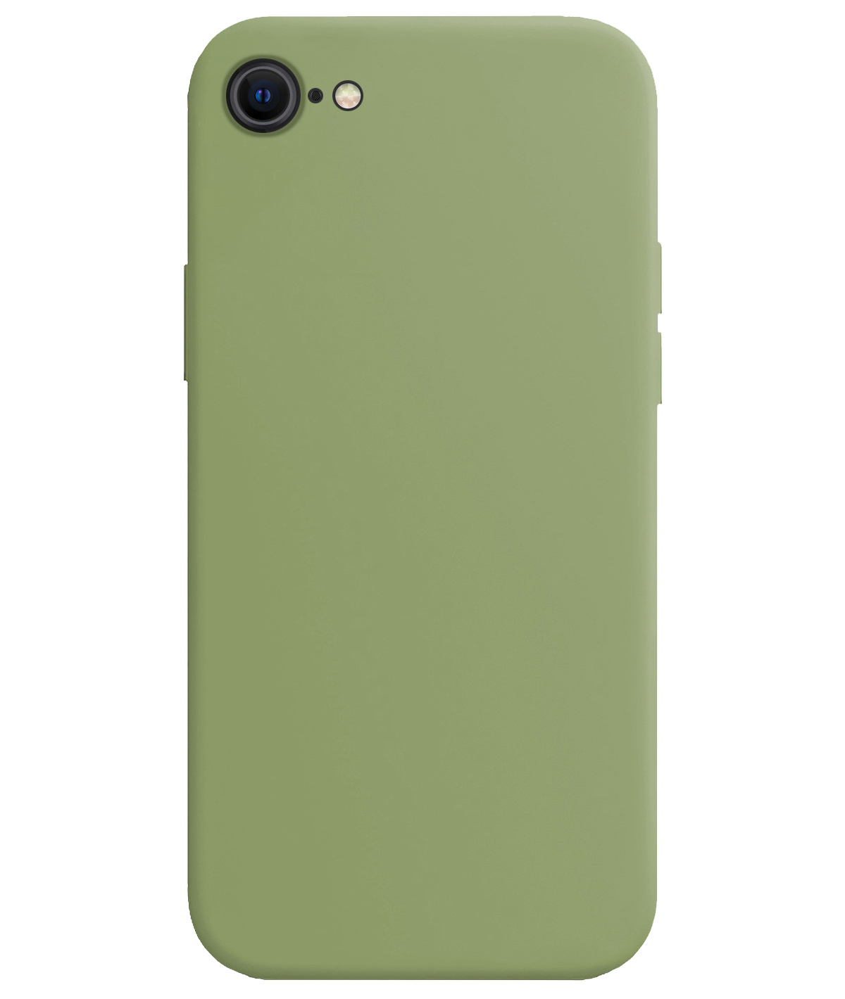 BASEY. Hoes Geschikt voor iPhone SE 2022 Hoesje Siliconen Back Cover Case - Hoesje Geschikt voor iPhone SE (2022) Hoes Cover Hoesje - Groen