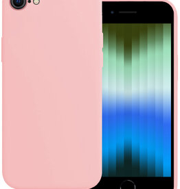 BASEY. BASEY. iPhone SE 2022 Hoesje Siliconen - Lichtroze