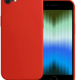 BASEY. BASEY. iPhone SE 2022 Hoesje Siliconen - Rood