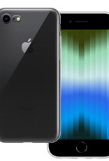 BASEY. Hoes Geschikt voor iPhone SE 2022 Hoesje Siliconen Back Cover Case - Hoesje Geschikt voor iPhone SE (2022) Hoes Cover Hoesje - Transparant