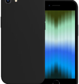 BASEY. BASEY. iPhone SE 2022 Hoesje Siliconen - Zwart