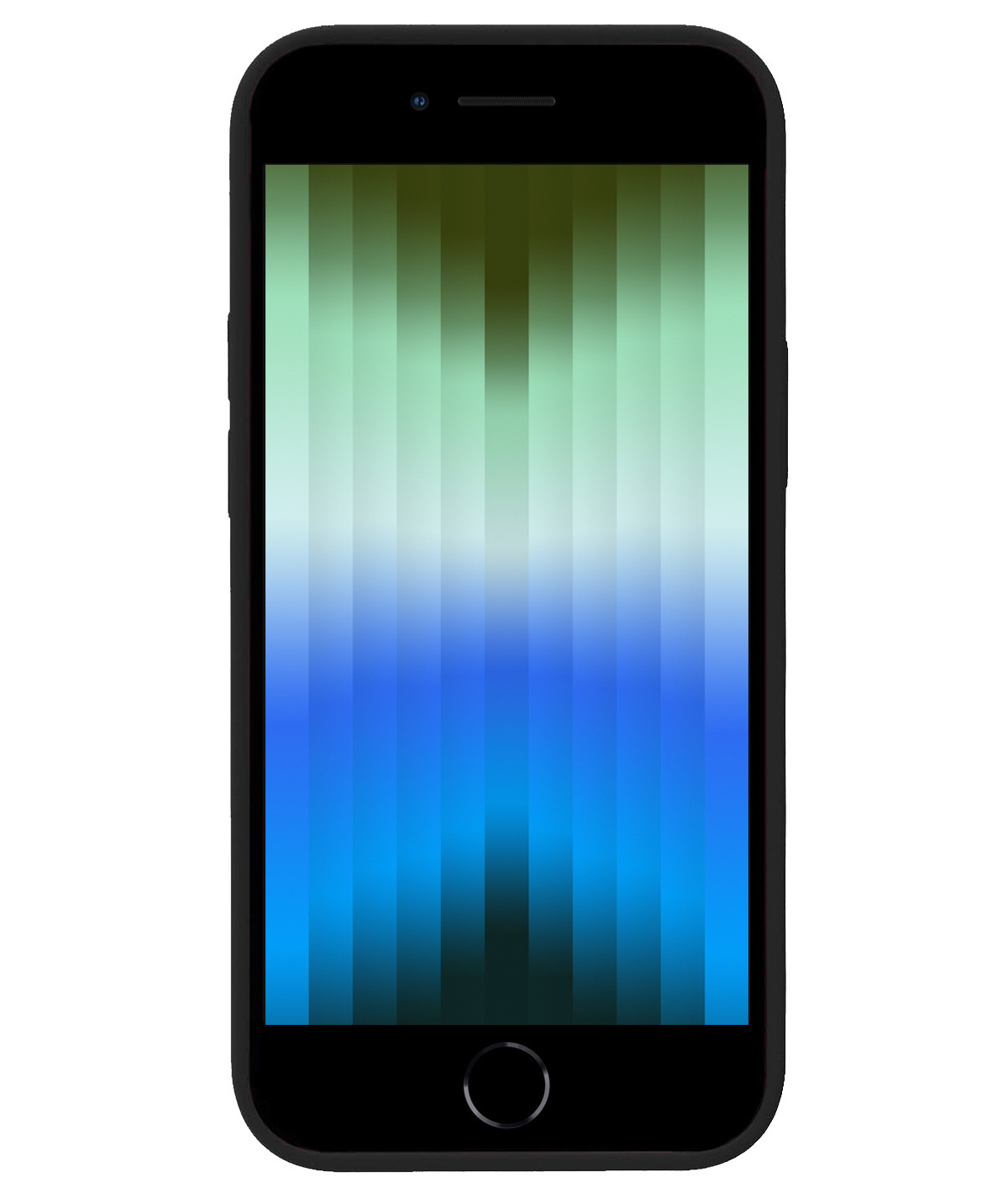 BASEY. Hoes Geschikt voor iPhone SE 2022 Hoesje Siliconen Back Cover Case - Hoesje Geschikt voor iPhone SE (2022) Hoes Cover Hoesje - Zwart