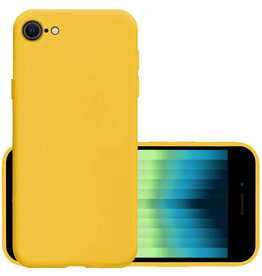 NoXx NoXx iPhone SE 2022 Hoesje Siliconen - Geel