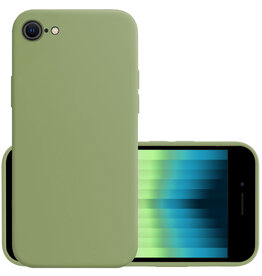 NoXx NoXx iPhone SE 2022 Hoesje Siliconen - Groen