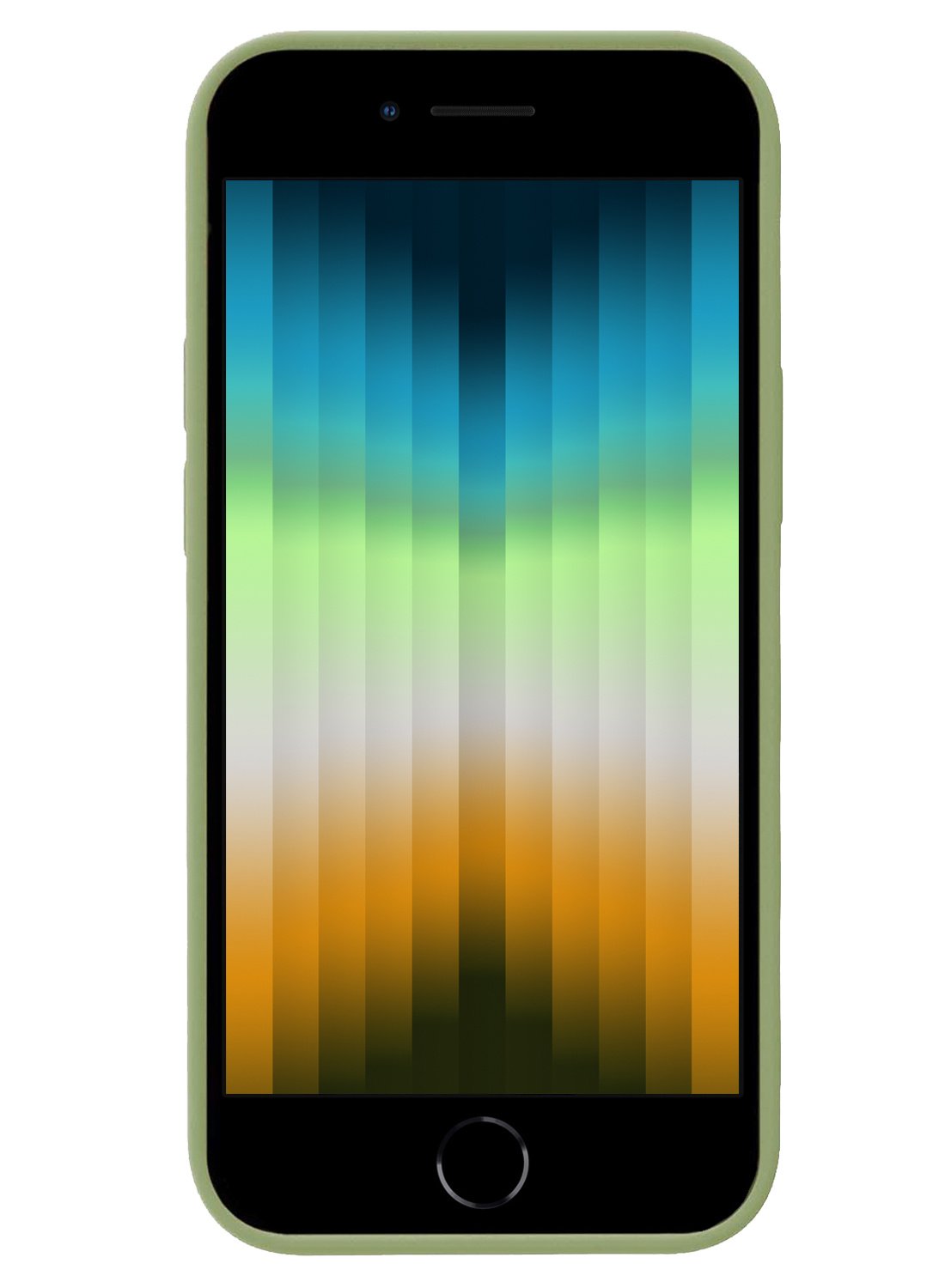 NoXx Hoes Geschikt voor iPhone SE 2022 Hoesje Cover Siliconen Back Case Hoes - Groen